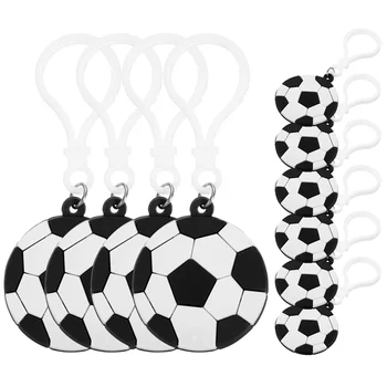 10Pcs Dekoratívne Batoh Dekoračné Prenosné Futbalové Keychains Mini Visí Taška Prívesky