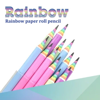 12 Ks Pstruh Papier Ceruzka Súbor Detí Písanie a Maľovanie HB Profesionálne Umenie Náčrt Komické Pero Kancelárske Školské potreby