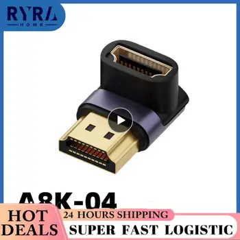 1PCS kompatibilný s HDMI 2.1 Konektor Kábla Adaptéra 270 90-Stupňový Uhol 2 Kusy Mužov a Žien Prevodníky Káblový Adaptér Extender