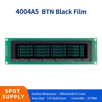 Black filmu ice blue font 40X4 4004 4004A5 znakov LCD modul displeja LCM s ice blue LED podsvietenie radič HD44780