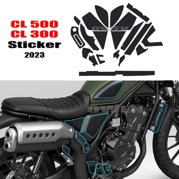 CL 500 CL300 Motocykel Nálepky Anti-Scratch Palivovej Nádrže Ochranu Kotúča, Vhodný Na Honda CL 500 CL300 2023 Palivovej Nádrže Nálepky