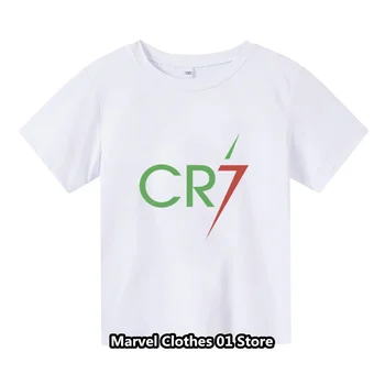CR7 Tričko Chlapcov a Dievčatá Letné Oblečenie Set sa Deti T-shirt je Súbor Slniečko Očarujúce Módne Vonkajšie Tréning Športy