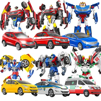 Deformácie Auto Transformáciu Robota Hračky Policajné Vozidlo Režime Kresleného Akcie Mesta Číselné Údaje Anime Záchranné Lietadlo Deti Darčeky