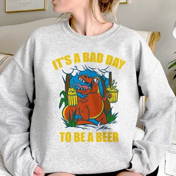 Dinosaurov Pivo hoodies ženy grafické zábavné retro harajuku oblečenie Tričko s Kapucňou žena gotický vleky