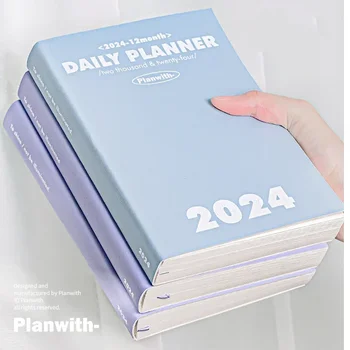 DIY Tvorivé Ks/ Plán Denného Štúdia Plánovač 210 2024 Ročná Študentka Knihy celoročné Papiernictvo Vestník Ks/98 Dodávky