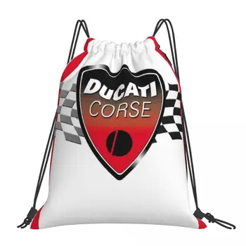 Ducati Corse Závodné Športové Batohy Bežné Prenosné Šnúrkou Tašky Šnúrkou Zväzok Vrecko Na Skladovanie Taška Knihy Tašky Pre Človeka Žena