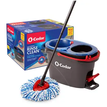 EasyWring RinseClean Spin Mop a Vedro Systém, Hands-Free Systém