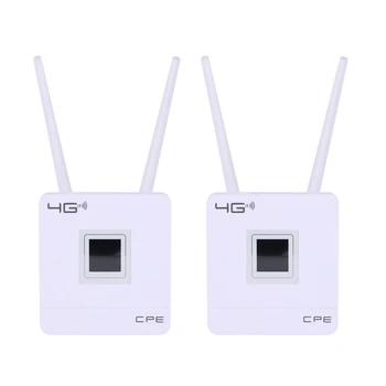 HFES 2X 3G, 4G LTE, Wifi Router 150Mbps Prenosný Hotspot Odomknutý Bezdrôtových CPE Router So Sim Kartu WAN/LAN Port, Plug EÚ