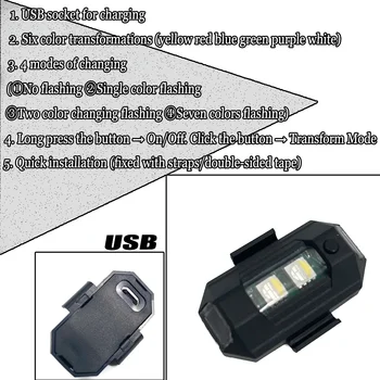 HunterCub noc jazda LED bezpečnostné upozornenie flasher Pre Honda CT125 CT 125 2020 2021 2022