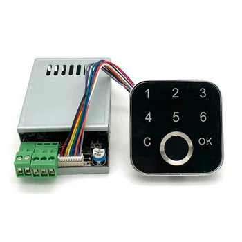 K226+G16DC10-30V Admin/User Odtlačkov prstov Heslo Access Control Board 4 Relé Výstup Pre Dvere Prístupový Systém
