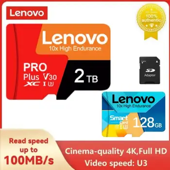 Lenovo Originál 1 TB 2TB na Pamäťovú Kartu Flash, Micro TF/SD Karty 512 gb diskom s Vysokou Kapacitou SD Kartu Class10 High-Speed SD Karty Pre PC/Fotoaparát