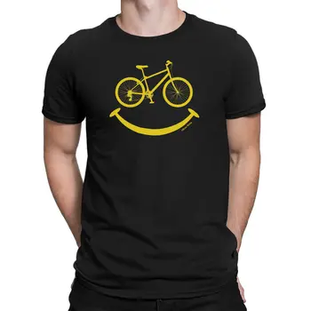 Mens Radi, Jazda Na Bicykli Tváre, T-Shirt Zábavné Organické Darček Požičovňa Bicyklov Cyklista Na Bicykli