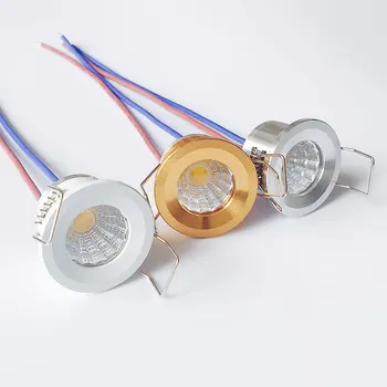 Mini LED Reflektor, 3W KLASU AC200V-240V LED Vložené Downlight Zapustené Stropné Svetlá pre Skrine Šperky Zobraziť Kuchyňa Spálňa