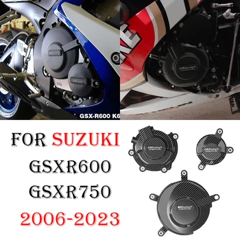 Motocykle Motora ochranný kryt pre SUZUKI GSXR600 GSXR750 2006-2023 uhlíkových vlákien tlač