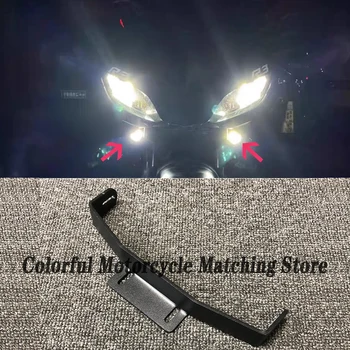 Motocyklový držiak reflektorov, držiak LED svetlometov hmlové svietidlo držiak vhodný pre Yamaha YZF-R3 2019-2023