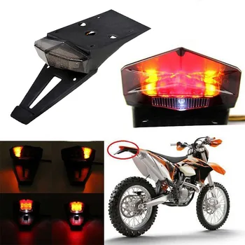 Motorka Zadné Brzdové Svetlo, Off-Road Dirt Bike LED Zadné Blatník Brzdy zadné Svetlo Univerzálny prostriedok Signálneho Svetla Kit