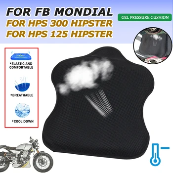 Na FB Mondial HPS 125 HPS 300 Lumbálna HPS125 Motocyklové Príslušenstvo Gélové Sedadlo Gél Pad Gél Vankúš Priedušná Oka Chladenie