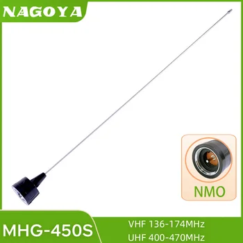 Nagoja MHG-450S Dual Band NMO Mount 144/430MHz Antény VHF UHF Auto Bič Mobile obojsmerné Rádiové Walkie Talkie Pre Anytone Baofeng