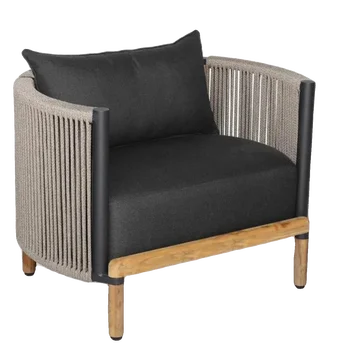 Nordic vonkajšie voľný čas ratanový sofa villa nádvorie voľný čas nerezová masívneho dreva ratan stoličky
