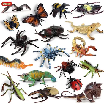 Nové Simulácie Zvieratá Model Hračky Hmyzu Pieskovisko Scény Spider Zvierat Plastové Akčné Figúrky Vzdelávacie Hračka Obrázok Darček
