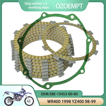 OZOEMPT Motocykel Spojka Disk Súbor a Pokrytie Tesnenie Vzťahujú na WR400 1998 YZ400 98-99
