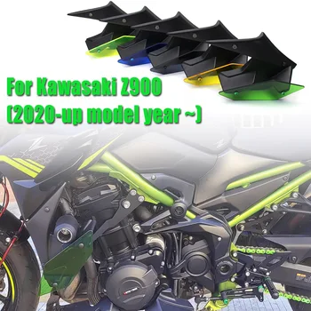 Pre Kawasaki Z900 Z 900 2020 2021 Motocykel Časti Strane Prítlak Nahé Spoilery Pevné Krídlo Winglet Kapotáže Krídlo Lamely