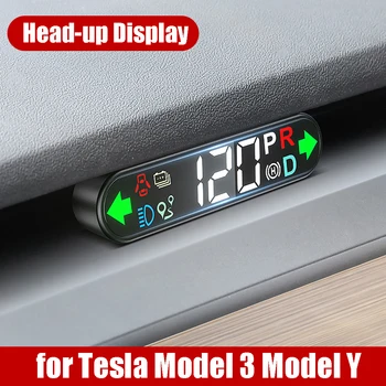 Pre Tesla Model 3 Model Y HUD Head-up Display Projektor Rýchlomer Alarm Vložené Head Up Display Bezpečnosť Jazdy Pripomienka Meter