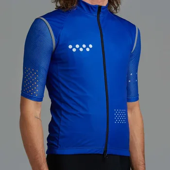 Pro Cycling Vesty Tím bez Rukávov Letné Košele MTB Cestných Bicyklov Jersey vrchné Oblečenie Kabát Gilet Man & Žena