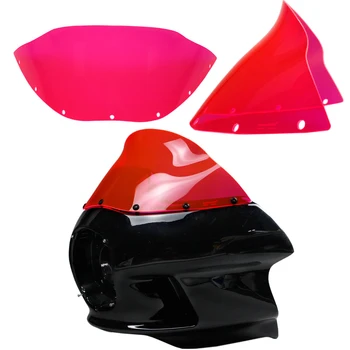 Ružová PMMA čelné Sklo Čelné sklo Pre Harley FLHR Dyna FXD Softail W/FXRP FXRT Horské