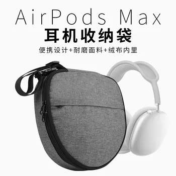 Sa vzťahujú na apple AirPod Max prijímať prípadoch prijímať slúchadlá prenosná taška strane zips, taška