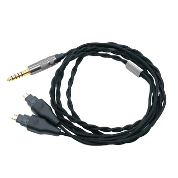 Slúchadlá 4.4 mm Vyvážené Kábel DIY Kábel pre Sennheiser HD580 HD600 HD650 HD660S Slúchadlá Upgrade Kábel