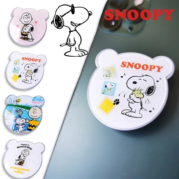 Snoopy Telefón Držiak, Rukoväť Cartoon Držiteľ Krúžok Zdvíhateľnej Vzduchu Sac Prenosné Prst Prsteň Stáť Anime pre Telefón Pracky Príslušenstvo