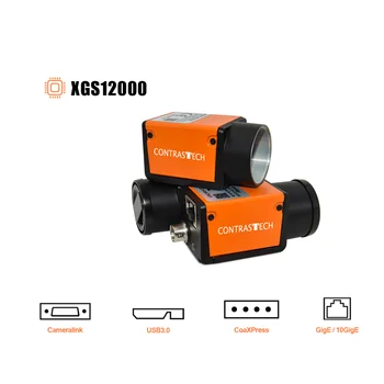 Stroj Videnia 12MPX 9.6 fps 9fps XGS12000 CMOS GigE rozhranie Oblasti Skenovania priemyselné kamery Robotiky
