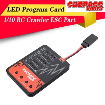 SURPASSHOBBY RC Auto Program Karty LED Program Box Špeciálne pre 1/10 RC Crawler Auto ESC RC Hračky, Príslušenstvo