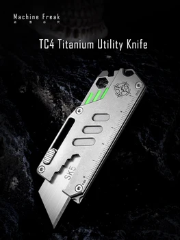 TC4 Titán Utility Nôž Multifunkčné výchovy k DEMOKRATICKÉMU občianstvu Papier Fréza Vymeniteľné SK5 Čepeľ Svietiace trubice Pocketknives Origianl Dropshipping