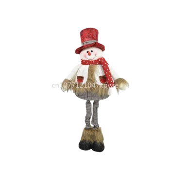 Vianoce domov náplň dekorácie rozšíriteľná santa claus snehuliak bábika pre položky